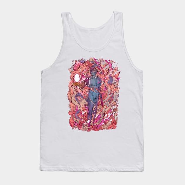 Living Matter red Tank Top by ImmortalPink